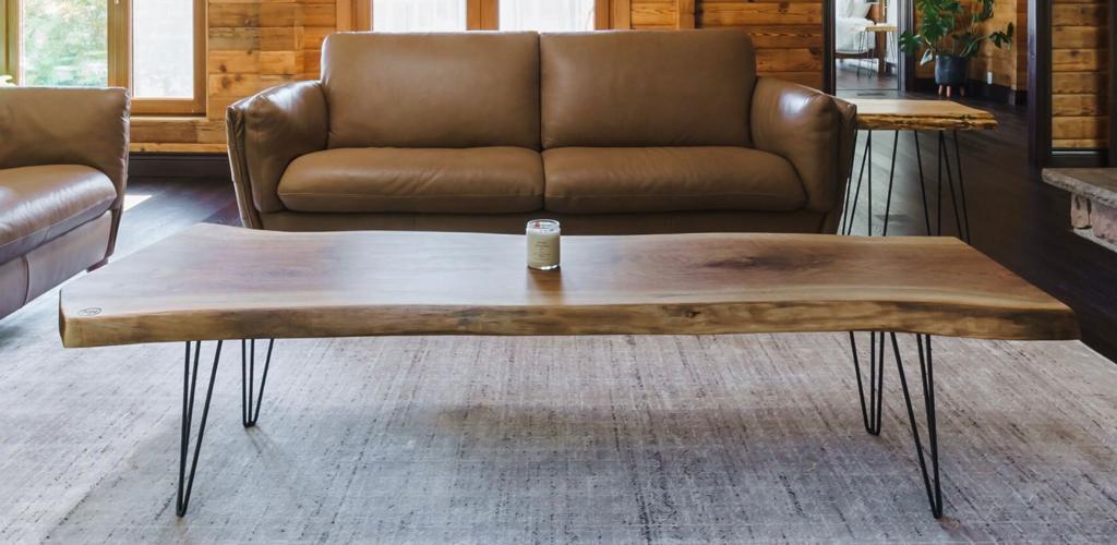 Nature’s Artistry: The Live Edge Coffee Table Canada Awaits